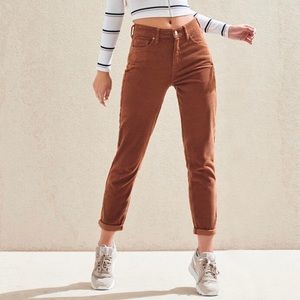Toffee corduroy mom jean from Pacsun!